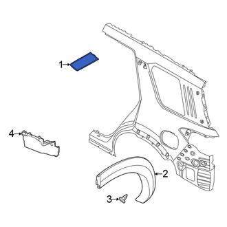 Nissan OE - Right Body D-Pillar Molding