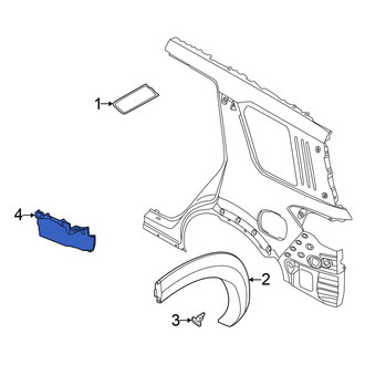 Nissan OE - Rear Left Mud Flap