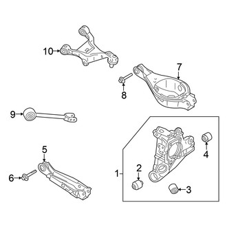 Nissan OE - Rear Suspension - Suspension Components (Platinum / S / SL / SV AWD)