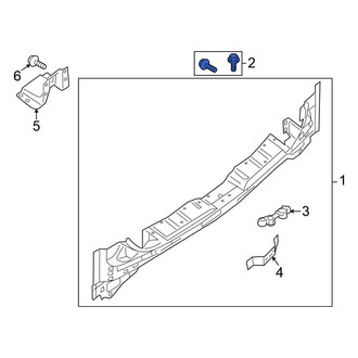 Nissan OE - Bumper Impact Bar Bolt