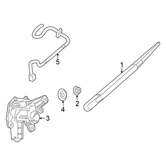 Nissan OE - Lift Gate - Wiper & Washer Components