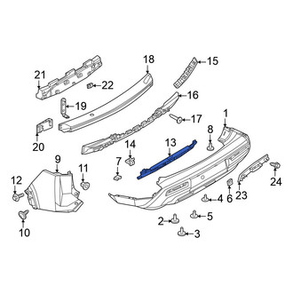 Nissan OE - Rear Bumper Cover Reinforcement