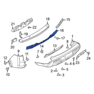 Nissan OE - Rear Lower Bumper Impact Absorber