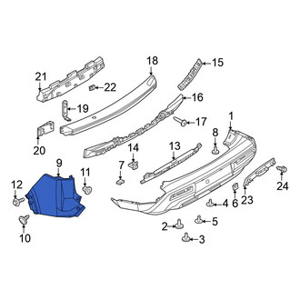 Nissan OE - Rear Left Bumper Corner Cover