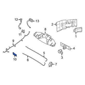Nissan OE - Rear Parking Aid System Wiring Harness Bracket