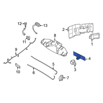 Nissan OE - Rear Center Parking Aid Sensor Housing
