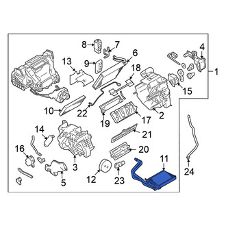 Nissan OE - HVAC Heater Core