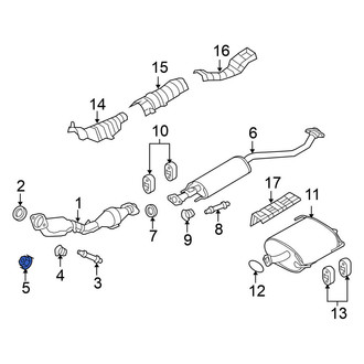 Nissan OE - Liftgate Hinge Nut