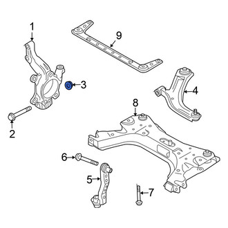 Nissan OE - Front Outer Steering Tie Rod Nut