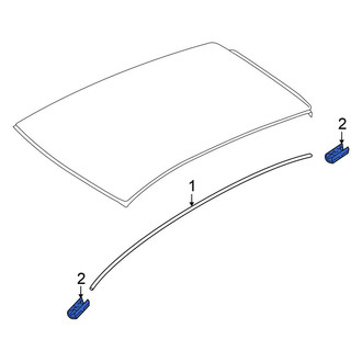 Nissan OE - Roof Molding Clip