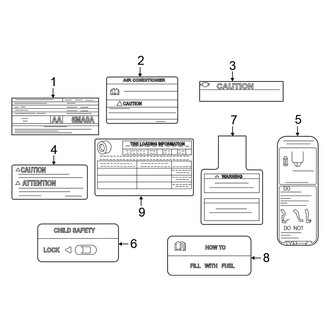 Nissan OE - Information Labels - Labels