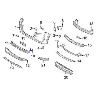 Nissan OE - Front Left Bumper Cover Spacer Panel