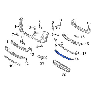 Nissan OE - Front Lower Bumper Impact Absorber