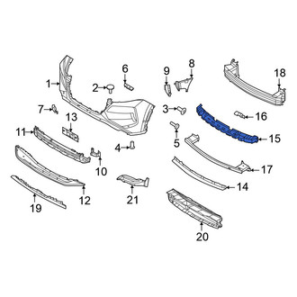 Nissan OE - Front Upper Bumper Impact Absorber