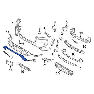 Nissan OE - Front Upper Bumper Trim