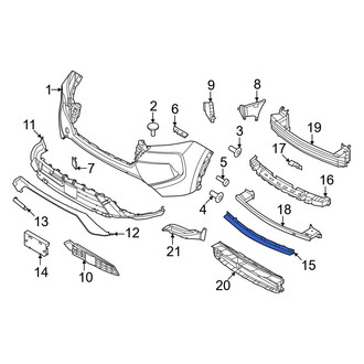 Nissan OE - Front Lower Bumper Impact Absorber
