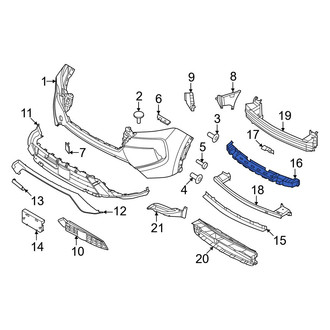 Nissan OE - Front Upper Bumper Impact Absorber