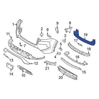 Nissan OE - Front Bumper Impact Bar