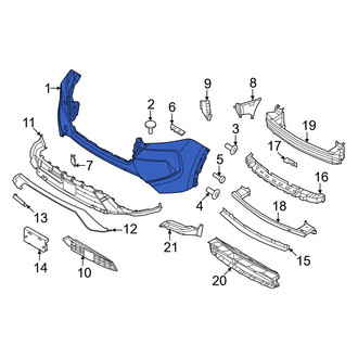 Nissan OE - Front Upper Bumper Cover