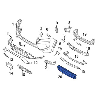 Nissan OE - Radiator Shutter Assembly