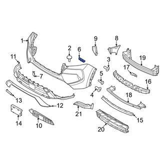 Nissan OE - Front Left Bumper Cover Bracket