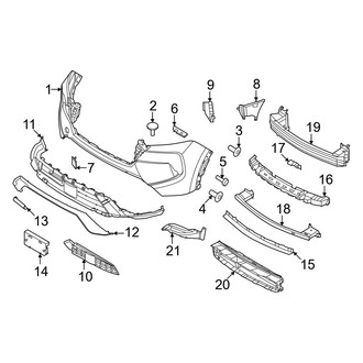 Nissan OE - Front Bumper & Grille - Bumper & Components