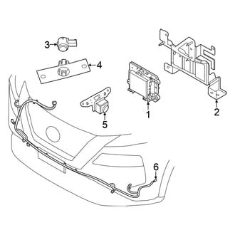 Nissan OE - Front Bumper & Grille - Electrical Components