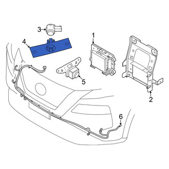 Nissan OE - Front Center Parking Aid Sensor Housing