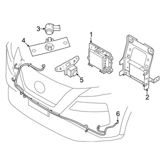 Nissan OE - Front Bumper & Grille - Electrical Components
