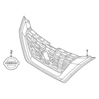 Nissan OE - Front Bumper & Grille - Grille