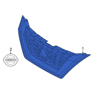 Nissan OE - Front Upper Center Grille