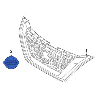 Nissan OE - Front Grille Emblem