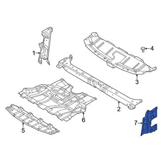 Nissan OE - Front Left Radiator Support Air Deflector