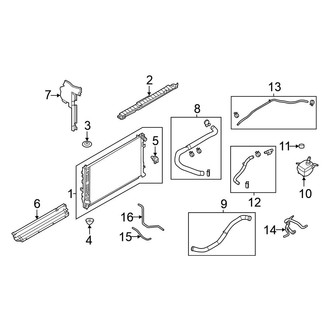 Nissan OE - Cooling - Radiator & Components (2.5L)