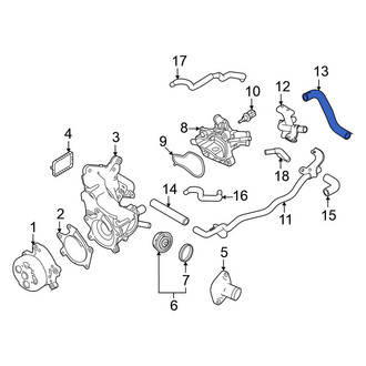 Nissan OE - Upper Radiator Coolant Hose