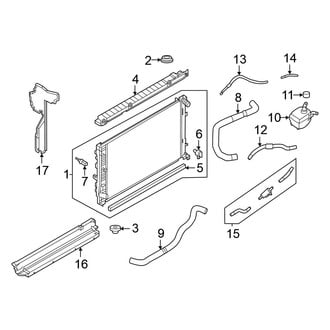 Nissan OE - Cooling - Radiator & Components (Primary), (1.5L)