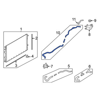Nissan OE - Engine Coolant Overflow Hose
