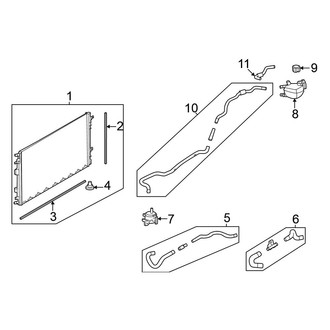 Nissan OE - Cooling - Radiator & Components (Secondary), (1.5L)