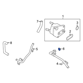 Nissan OE - Engine Coolant Pipe O-Ring