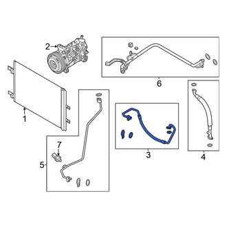 Nissan OE - A/C Refrigerant Discharge Hose