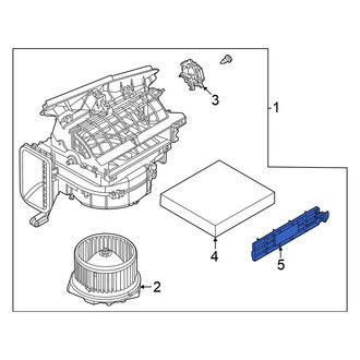 Nissan OE - Cabin Air Filter Cover
