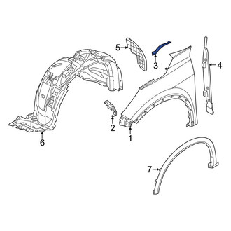 Nissan OE - Front Right Fender Filler Panel