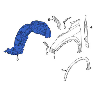 Nissan OE - Front Left Fender Splash Shield