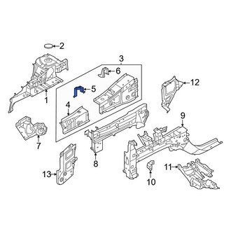Nissan OE - Front Left Forward Fender Apron Reinforcement Bracket