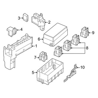 Nissan OE - Electrical - Fuse & Relay (Engine Compartment to Wire Harness)