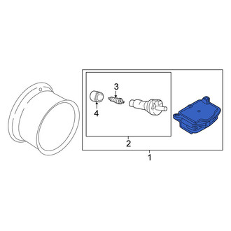 Nissan OE - Tire Pressure Monitoring System (TPMS) Sensor