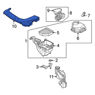 Nissan OE - Front Engine Air Intake Hose