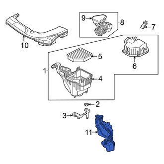 Nissan OE - Lower Engine Air Intake Resonator