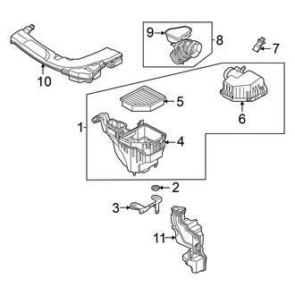 Nissan OE - Engine / Transaxle - Air Intake (2.5L)