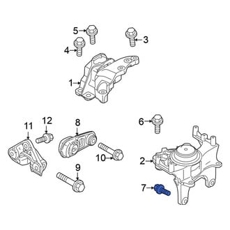 Nissan OE - Suspension Shock Absorber Mounting Bolt